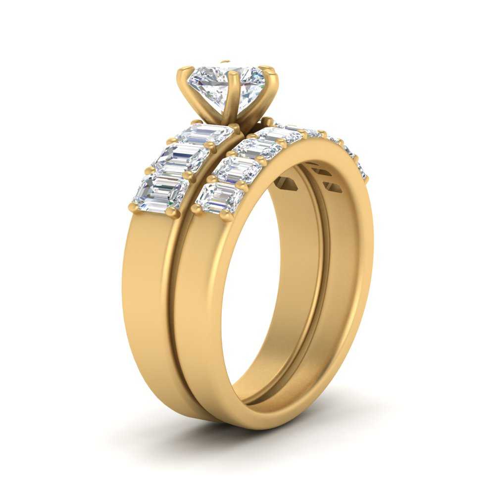 emerald-cut-accent-heart-diamond-wedding-set-in-FD9591HTANGLE3-NL-YG