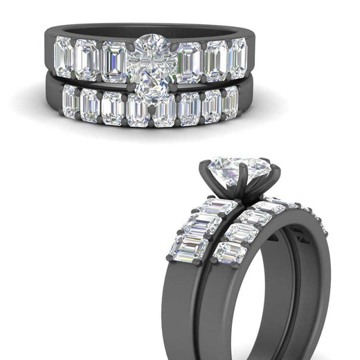 emerald-cut-accent-pear-diamond-wedding-set-in-black-gold-FD9591PEANGLE3-NL-BG