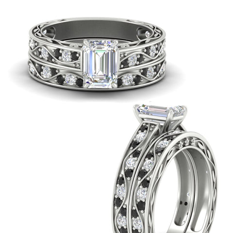 emerald-cut-antique-filigree-black-diamond-bridal-ring-set-in-white-gold-fdens3543emgblackangle3-nl-wg.jpg