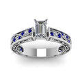 Thumbnail 32 - emerald-cut-antique-filigree-diamond-ring-with-blue-sapphire-in-14K-white-gold-FDENS3543EMRGSABLANGLE5-NL-WG_528b7c7e-6fe0-4db6-acf9-fd0f2360957d