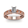 Thumbnail 11 - emerald-cut-antique-filigree-diamond-ring-with-orange-sapphire-in-14K-rose-gold-FDENS3543EMRGSAORANGLE5-NL-RG_3260a3f0-c194-4e18-badc-b450e0e33f71