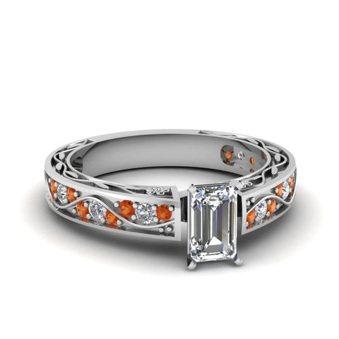emerald-cut-antique-filigree-diamond-ring-with-orange-sapphire-in-14K-white-gold-FDENS3543EMRGSAOR-NL-WG_c0c89ac1-f3eb-4b2b-bc11-073225279363