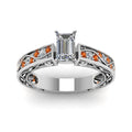Thumbnail 38 - emerald-cut-antique-filigree-diamond-ring-with-orange-sapphire-in-14K-white-gold-FDENS3543EMRGSAORANGLE5-NL-WG_72ab3b31-57dc-4ac3-8c4f-032b8103ccc5