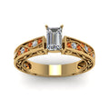 Thumbnail 65 - emerald-cut-antique-filigree-diamond-ring-with-orange-sapphire-in-14K-yellow-gold-FDENS3543EMRGSAORANGLE5-NL-YG_669fec1d-3f4b-400b-9d85-0814cb7f0e91