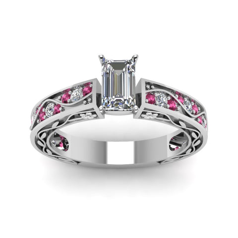 emerald-cut-antique-filigree-diamond-ring-with-pink-sapphire-in-14K-white-gold-FDENS3543EMRGSADRPIANGLE5-NL-WG_02d6715e-cfe2-41cb-b541-cd3349feef9d
