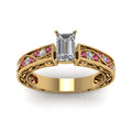 Thumbnail 62 - emerald-cut-antique-filigree-diamond-ring-with-pink-sapphire-in-14K-yellow-gold-FDENS3543EMRGSADRPIANGLE5-NL-YG_9c7020a7-076f-47f3-8736-72c003731e43