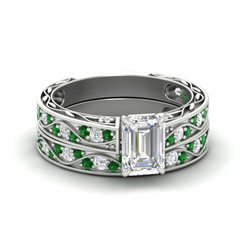 emerald-cut-antique-filigree-emerald-bridal-ring-set-in-white-gold-fdens3543emgemgrsleep-nl-wg.jpg