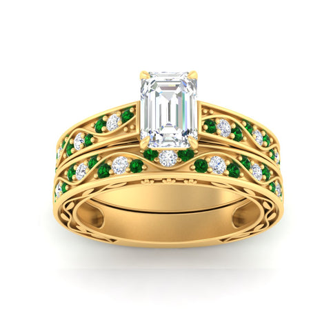 emerald-cut-antique-filigree-emerald-bridal-ring-set-in-yellow-gold-fdens3543emgemgrangle5-nl-yg.jpg
