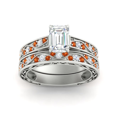emerald-cut-antique-filigree-orange-sapphire-bridal-ring-set-in-white-gold-fdens3543emgsaorangle5-nl-wg.jpg