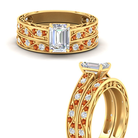 emerald-cut-antique-filigree-orange-sapphire-bridal-ring-set-in-yellow-gold-fdens3543emgsaorangle3-nl-yg.jpg