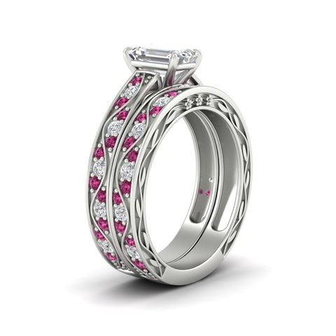 emerald-cut-antique-filigree-pink-sapphire-bridal-ring-set-in-white-gold-fdens3543emgsadrpiangle2-nl-wg.jpg