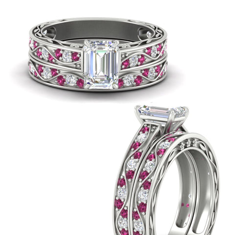emerald-cut-antique-filigree-pink-sapphire-bridal-ring-set-in-white-gold-fdens3543emgsadrpiangle3-nl-wg.jpg