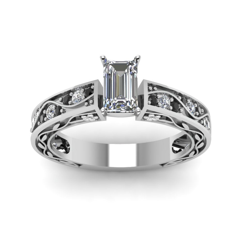 emerald-cut-antique-filigree-ring-with-black-diamond-in-950-platinum-FDENS3543EMRGBLACKANGLE5-NL-WG