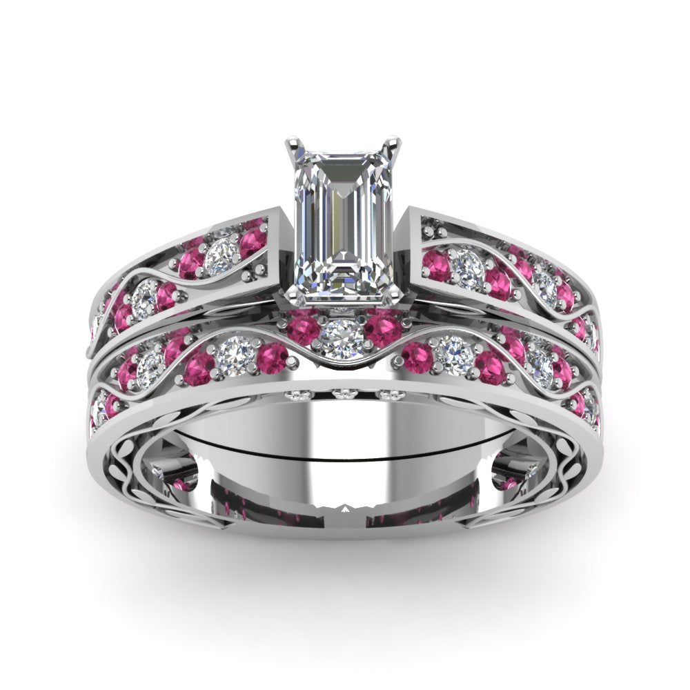 emerald-cut-antique-filigree-wedding-ring-set-with-pink-sapphire-in-white-gold-FDENS3543EMGSADRPIANGLE5-NL-WG