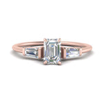 Load image into Gallery viewer, emerald-cut-bar-baguette-3-stone-diamond-engagement-ring-in-FDENS100EMR-NL-RG