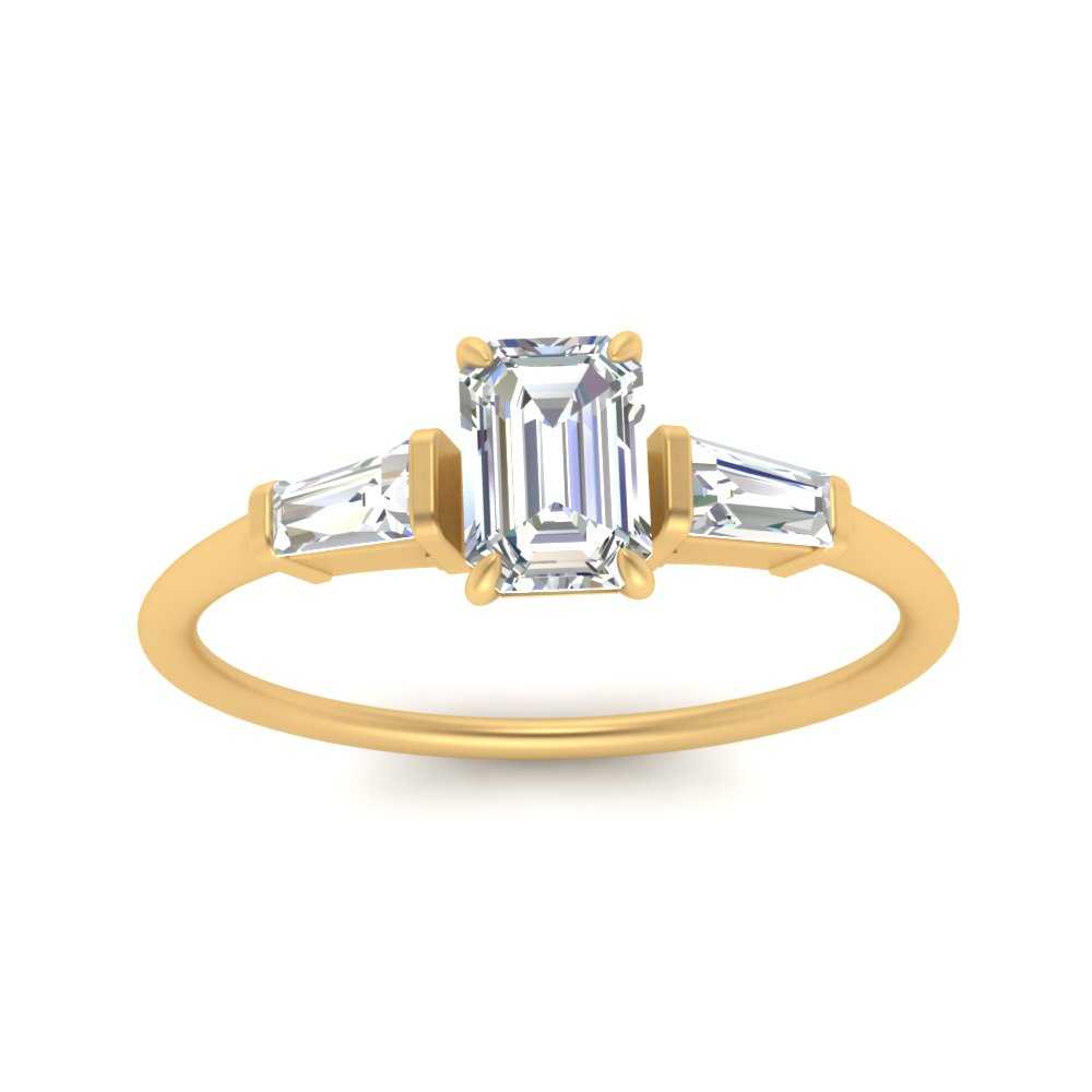 Emerald-Cut-Bar-Baguette-3-Stone-Lab-Diamond-Engagement-Ring-In-FDENS100R-YG