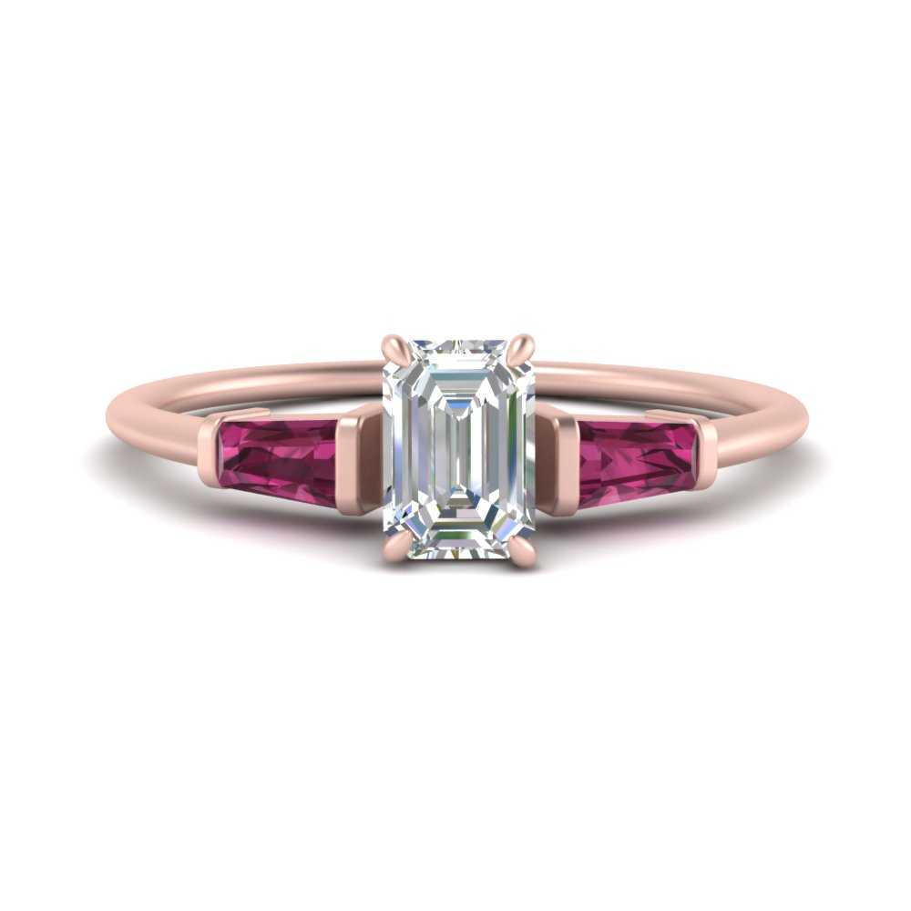emerald-cut-bar-baguette-3-stone-pink-sapphire-engagement-ring-in-FDENS100EMRGSADRPI-NL-RG