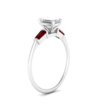Load image into Gallery viewer, emerald-cut-bar-baguette-3-stone-ruby-engagement-ring-in-FDENS100EMRGRUDR-NL-WG