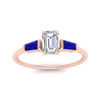 Load image into Gallery viewer, emerald-cut-bar-baguette-3-stone-sapphire-engagement-ring-in-rose-gold-FDENS100EMRGSABLANGLE5-NL-RG