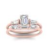 Load image into Gallery viewer, emerald-cut-bar-set-diamond-ring-with-matching-3-baguette-wedding-band-in-rose-gold-FDENS100EMANGLE5-NL-RG