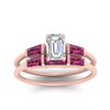 Load image into Gallery viewer, emerald-cut-bar-set-pink-sapphire-ring-with-matching-3-baguette-wedding-band-in-rose-gold-FDENS100EMGSADRPIANGLE5-NL-RG