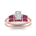 Thumbnail 36 - emerald-cut-bar-set-pink-sapphire-ring-with-matching-3-baguette-wedding-band-in-rose-gold-FDENS100EMGSADRPIANGLE5-NL-RG