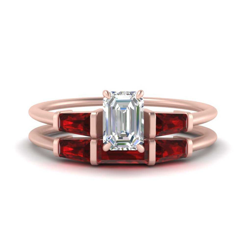 emerald-cut-bar-set-ruby-ring-with-matching-3-baguette-wedding-band-in-rose-gold-FDENS100EMGRUDR-NL-RG