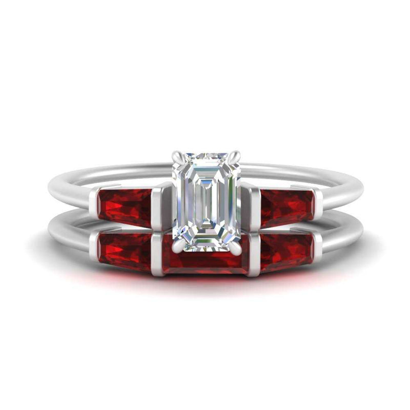 emerald-cut-bar-set-ruby-ring-with-matching-3-baguette-wedding-band-in-white-gold-FDENS100EMGRUDR-NL-WG