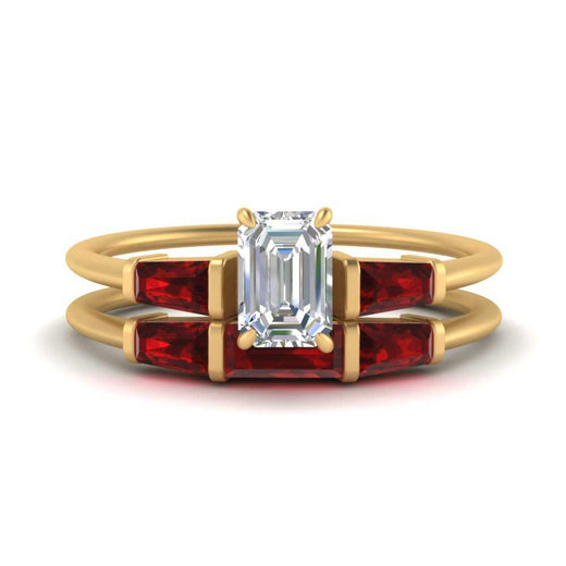 emerald-cut-bar-set-ruby-ring-with-matching-3-baguette-wedding-band-in-yellow-gold-FDENS100EMGRUDR-NL-YG