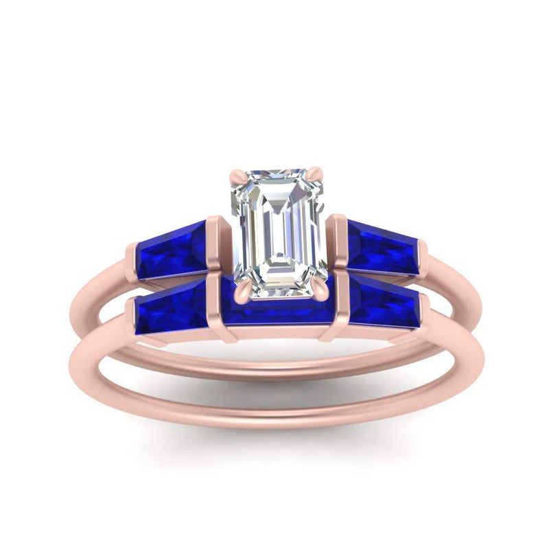 emerald-cut-bar-set-sapphire-ring-with-matching-3-baguette-wedding-band-in-rose-gold-FDENS100EMGSABLANGLE5-NL-RG