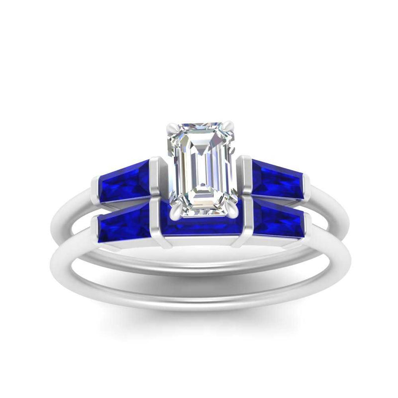 emerald-cut-bar-set-sapphire-ring-with-matching-3-baguette-wedding-band-in-white-gold-FDENS100EMGSABLANGLE5-NL-WG