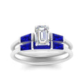 Thumbnail 21 - emerald-cut-bar-set-sapphire-ring-with-matching-3-baguette-wedding-band-in-white-gold-FDENS100EMGSABLANGLE5-NL-WG