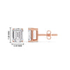 Load image into Gallery viewer, emerald-cut-basket-stud-earring-1.50-carat-diamond-in-rose-gold-FD-EAR10411EMANGLE2-1.50CT-NL-RG-HW.jpg?v=1769501017