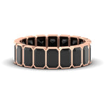 Load image into Gallery viewer, Emerald Cut Bezel 6 Carat Diamond Wedding Band
