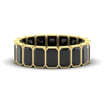 Load image into Gallery viewer, Emerald Cut Bezel 6 Carat Diamond Wedding Band
