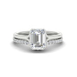 Load image into Gallery viewer, emerald-cut-bezel-solitaire-ring-with-diamond-band-in-white-gold-FD11229EM-NL-WG_e53fbfa2-d1f3-4abe-b0f3-99edadde20a9.jpg?v=1758702930
