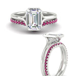 Load image into Gallery viewer, emerald-cut-bezel-solitaire-ring-with-pink-sapphire-band-in-white-gold-FD11229EMGSADRPIANGLE3-NL-WG_4108a05c-58df-4a50-96e8-a8eae1c3ab93.jpg?v=1758702930
