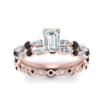 Load image into Gallery viewer, emerald-cut-black-diamond-floating-marquise-accent-ring-with-eternity-wedding-band-in-rose-gold-FDEWB9398EMGBLACKANGLE5-NL-RG_c8415e74-13b9-4b93-97d7-802925364ad8.jpg?v=1758802043

