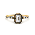Thumbnail 97 - emerald-cut-black-diamond-halo-petite-engagement-ring-in-yellow-gold-FD8523EMRGBLACKANGLE3-NL-YG