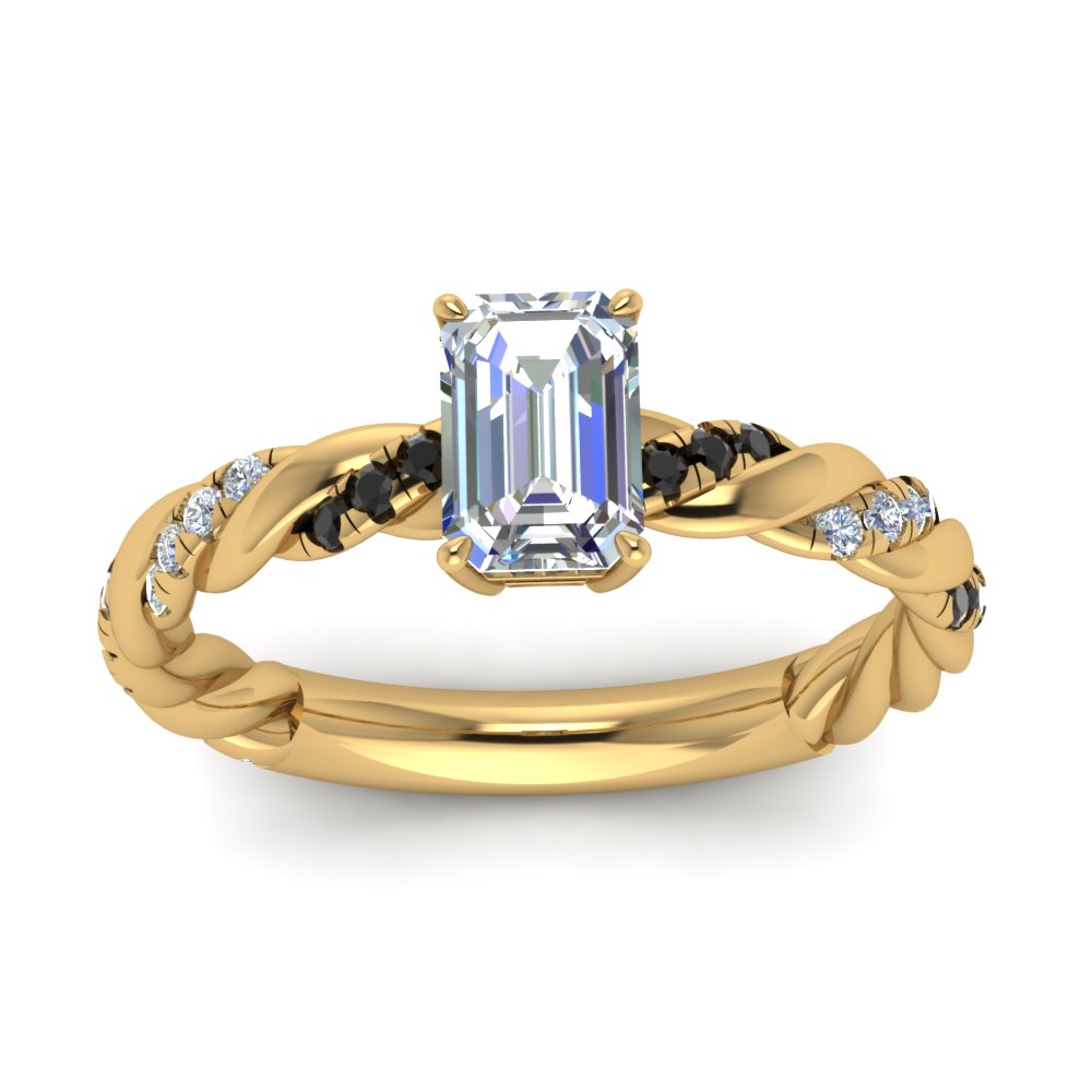 emerald-cut-black-diamond-twisted-vine-engagement-ring-in-yellow-gold-FD9127EMRGBLACKANGLE5-NL-YG