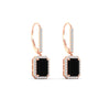Load image into Gallery viewer, emerald-cut-black-onyx-halo-lever-back-2-ct-diamond-earring-in-rose-gold-FD-EAR11235EMGBLACKANGLE1-2.00CT-NL-RG.jpg