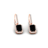 Load image into Gallery viewer, emerald-cut-black-onyx-halo-lever-back-2-ct-diamond-earring-in-rose-gold-FD-EAR11235EMGBLACKANGLE1-2.00CT-NL-RG.jpg