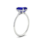 Load image into Gallery viewer, emerald-cut-blue-sapphire-under-halo-wedding-ring-with-diamond-in-white-gold-FD9788EMRGSABL-NL-WG.jpg
