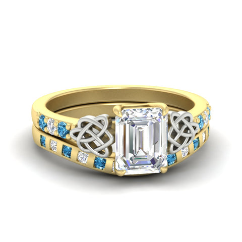 emerald-cut-blue-topaz-celtic-two-tone-bridal-matching-set-in-yellow-gold-fdens2255emgicbltosleep-nl-yg-ws4.jpg