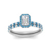 Load image into Gallery viewer, emerald-cut-blue-topaz-halo-wedding-ring-set-in-white-gold-FD8523EMGICBLTO-NL-WG