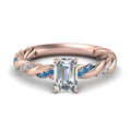 Thumbnail 49 - emerald-cut-blue-topaz-twisted-vine-engagement-ring-in-rose-gold-FD9127EMRGICBLTO-NL-RG