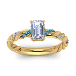 Load image into Gallery viewer, emerald-cut-blue-topaz-twisted-vine-engagement-ring-in-yellow-gold-FD9127EMRGICBLTOANGLE5-NL-YG
