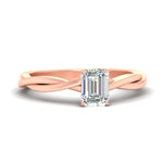 Load image into Gallery viewer, emerald-cut-braided-shank-solitaire-engagement-ring-in-rose-gold-fdens8252emrsleep-nl-rg.jpg?v=1767084729