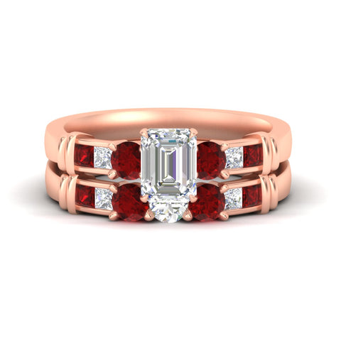 emerald-cut-bridal-ring-set-with-ruby-princess-channel-accents-in-rose-gold-fdens286emgrudrsleep-nl-rg.jpg