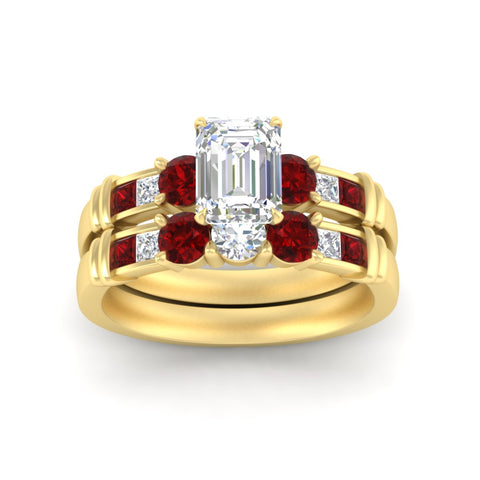 emerald-cut-bridal-ring-set-with-ruby-princess-channel-accents-in-yellow-gold-fdens286emgrudrangle5-nl-yg.jpg
